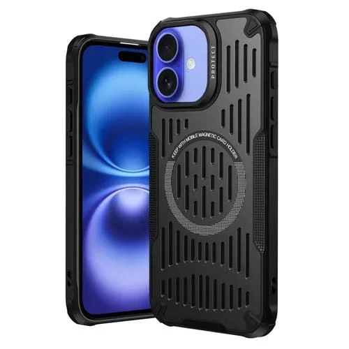 Funda Magnética para iPhone 16 Plus con Refrigeración Frontal Ice Front Magsafe (Negra)