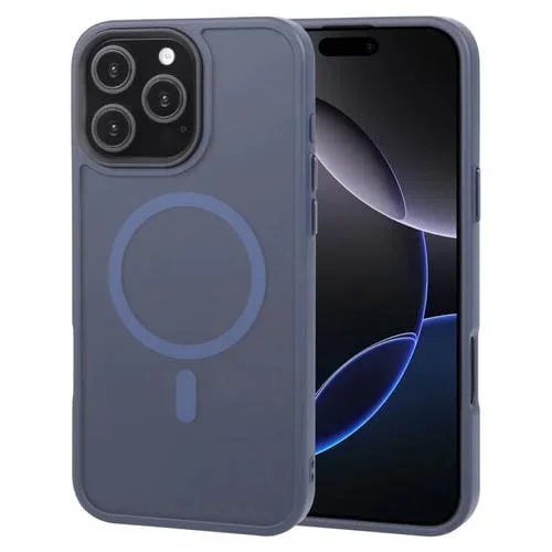 Funda Magnética para iPhone 16 Pro Max Gebei Skin Feel Magsafe (Azul)