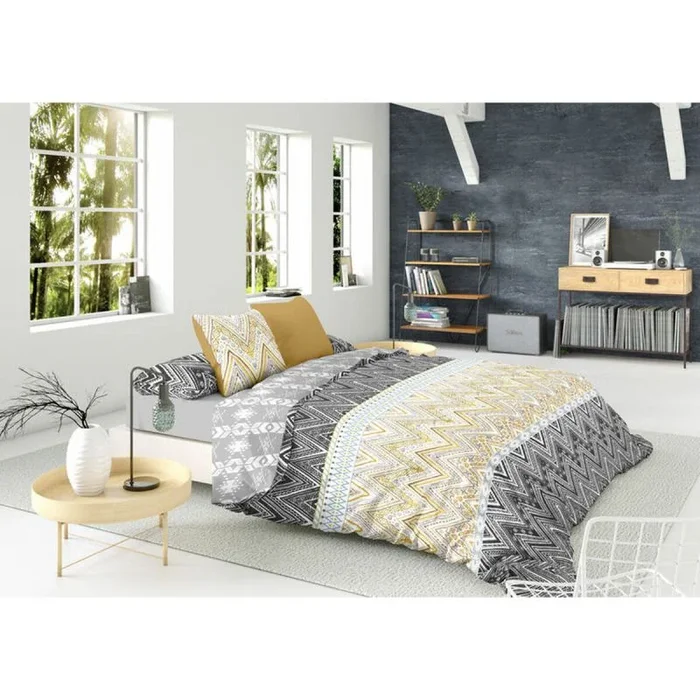 Funda nórdica pierre cardin tristan amarillo 144 hilos 220 x 230 cm