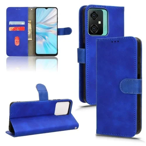 Funda para BlackView Oscal C70 Flip Leather con Cierre Magnético (Azul)