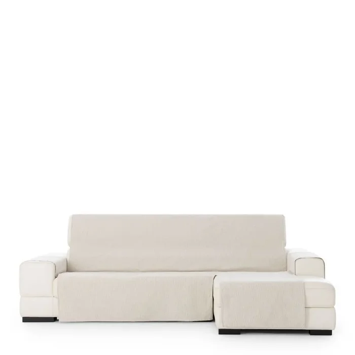 Funda para chaise longue de brazo corto derecho eysa aqua gris 100 x 110 x 240 cm