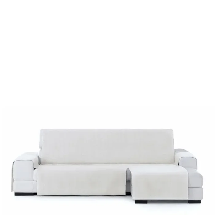 Funda para chaise longue de brazo corto derecho eysa levante blanco 100 x 110 x 240 cm