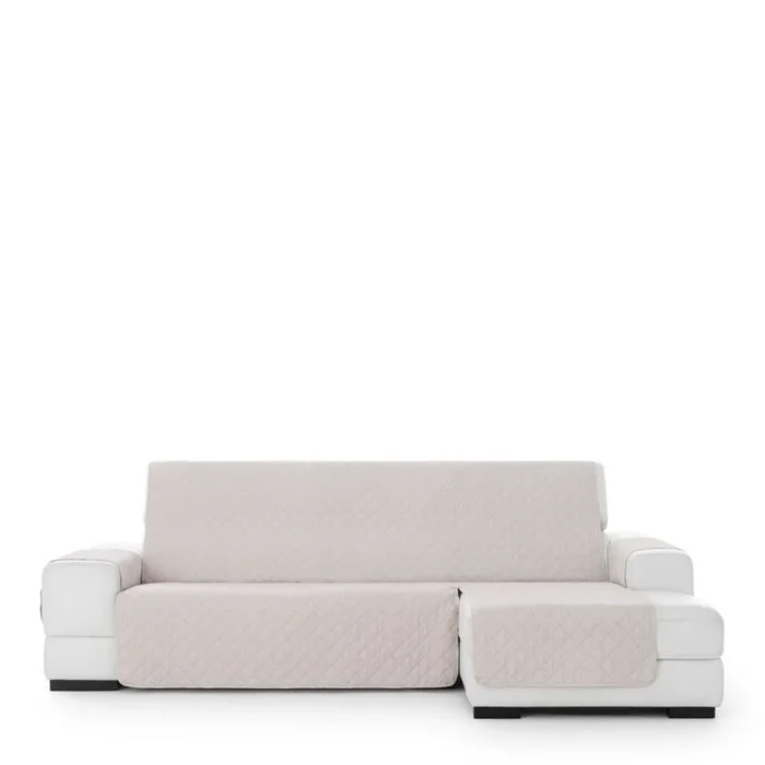 Funda para chaise longue de brazo corto derecho eysa montblanc beige 100 x 110 x 240 cm