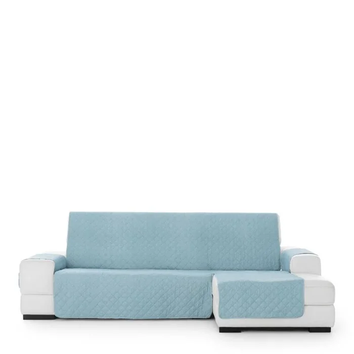 Funda para chaise longue de brazo corto derecho eysa montblanc turquesa 100 x 110 x 240 cm