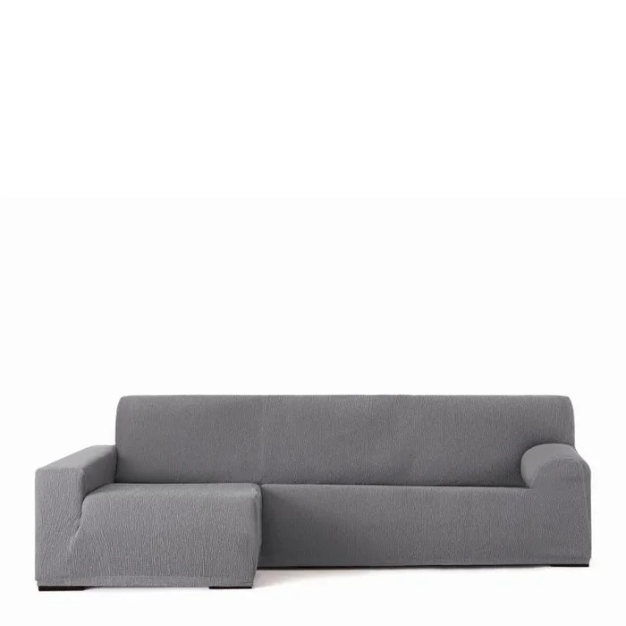 Funda para chaise longue de brazo largo izquierdo eysa troya gris 170 x 110 x 310 cm