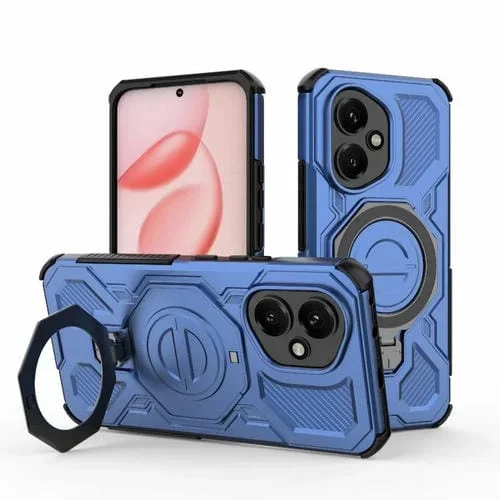 Funda para Honor 400 5G Global de 156,5 mm J-20 con cierre magnético MagSafe de TPU y PC (azul)