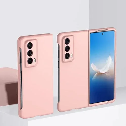 Funda para Honor Magic Vs2 Ultrafina con Sensación de Piel para PC a Prueba de Golpes (Rosa)