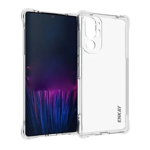 Funda para HTC U24 Pro Enkay Hat-Prince TPU Transparente a Prueba de Golpes
