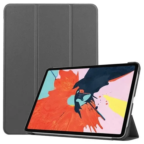 Funda para iPad Air 2022/2020 10.9 Custer Texture Cuero con Soporte Tres Plegables y Función Suspensión (Gris)