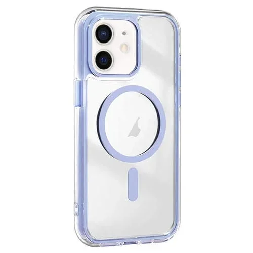 Funda para iPhone 11 Acrílico Híbrido TPU Airbag a Prueba de Golpes Magsafe (Morado Claro)