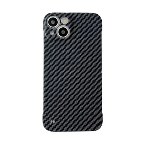 Funda para iPhone 11 Pro Carbon Fiber Texture PC Phone Case (Negro)