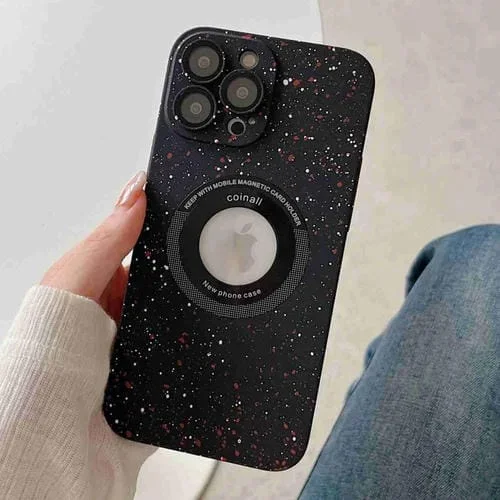 Funda para iPhone 11 Splash Ink Magsafe Magnética para Teléfono (Negro)