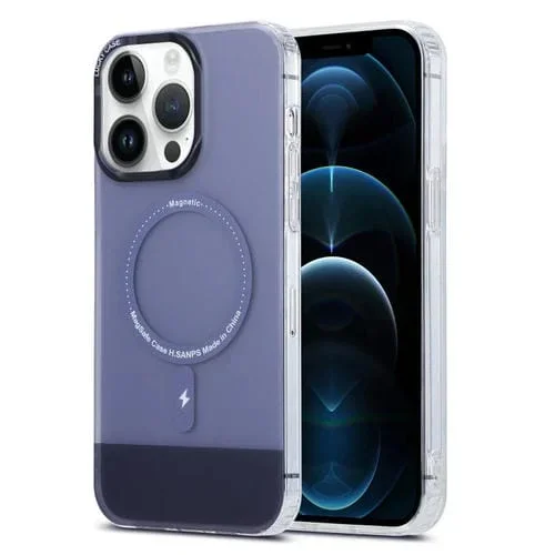 Funda para iPhone 12 Pro Max PC + TPU Imd Magsafe Magnética (Negro)