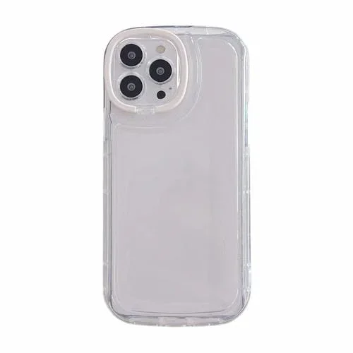 Funda para iPhone 12 TPU Lens Invisible Bracket (Transparente)