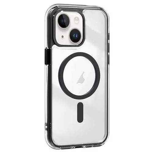 Funda para iPhone 13 Acrílico Híbrido TPU Airbag a Prueba de Golpes Magsafe (Negro)
