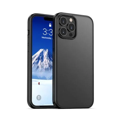Funda para iPhone 13 Pro Max Ipaky Magic Shadow Series TPU + PC Protectora a Prueba de Golpes (Negro)