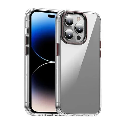 Funda para iPhone 13 Pro Mg Series Crystal Clear Glass Phone Case (Blanco)
