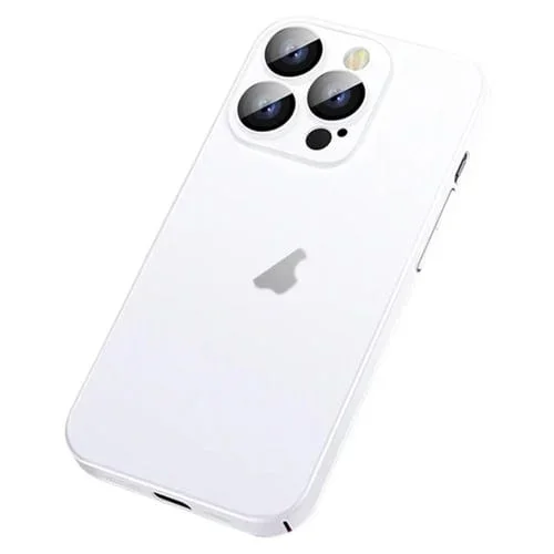 Funda para iPhone 13 Pro Skin Feel Frosted Gradient Phone Case (Blanco)