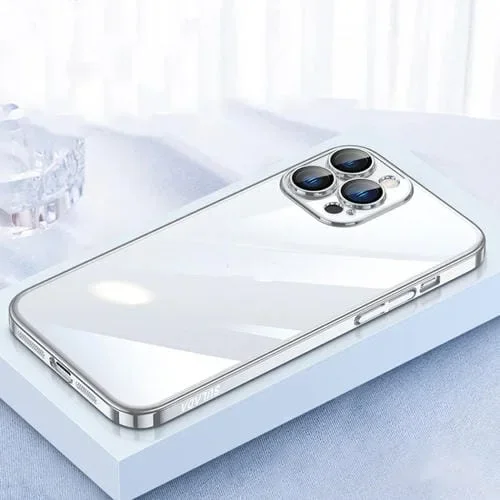 Funda para iPhone 13 Pro Sulada Jingjia Series Protector de Lente PC (Plata)