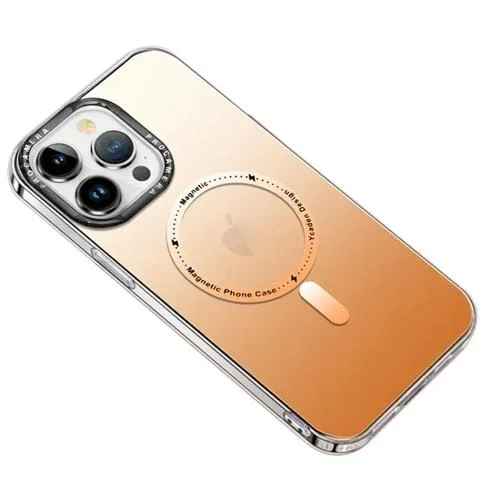 Funda para iPhone 14 Magsafe Gradient Phone Case (Naranja)