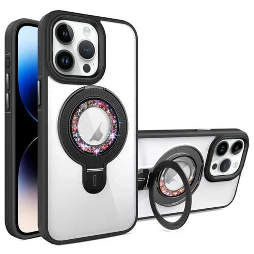 Funda para iPhone 14 Pro Max con Tapa Magsafe Cobertura Total TPU + PC (Negra)