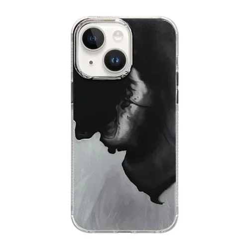 Funda para iPhone 14 TPU + PC Cooling Flash Feather (Tinta de Plumas)
