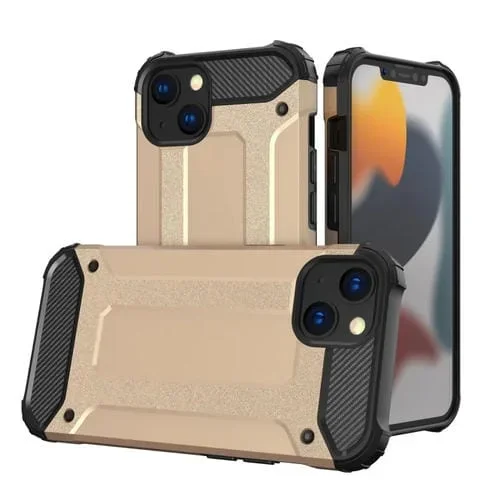 Funda para iPhone 15 Plus Magic Armor TPU Phone Case (Oro)