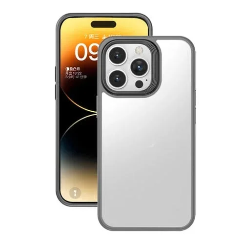 Funda para iPhone 15 Pro Max Shield Frosted Skin Feel (Gris)