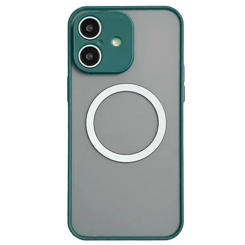 Funda para iPhone 16 Piel Hawkeye con Magsafe (Verde Oscuro)