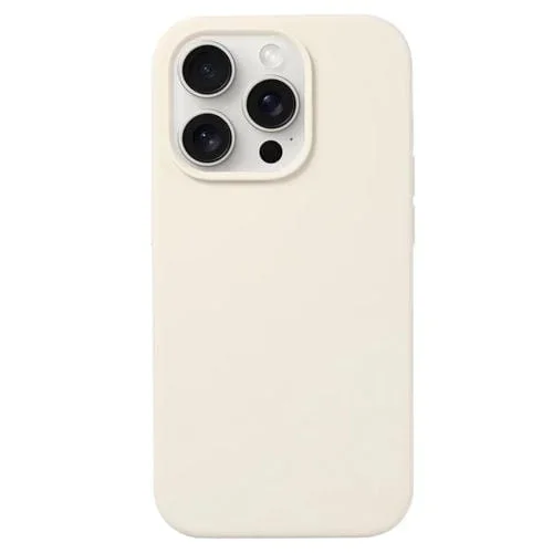 Funda para iPhone 16 Pro Max Silicona Líquida (Blanco Antiguo)