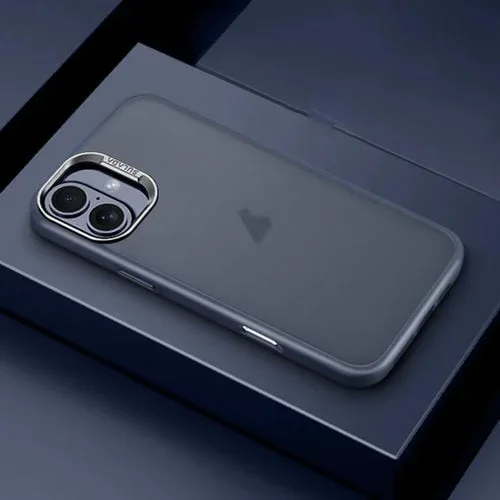 Funda para iPhone 16 Sulada Tacto Mate a Prueba de Golpes (Azul)