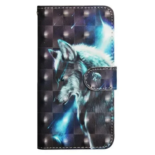 Funda para iPhone 6 Plus / 6S Plus Patrón de Pintura 3D Cuero TPU + PU con Soporte y Ranuras
