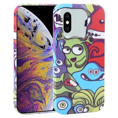 Funda para iPhone Xs Max Monster Academy Dustproof Net Cobertura Completa PC