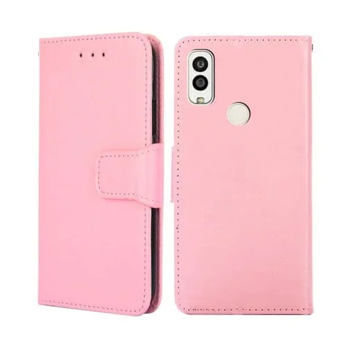 Funda para Kyocera Android One S9 Digno Sanga Edition Crystal Texture (Rosa)