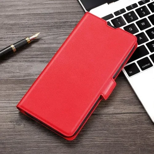 Funda para LG Stylo 5 Ultra Delgado Hebilla de Voltaje PU + TPU Caja de Cuero (Rojo)
