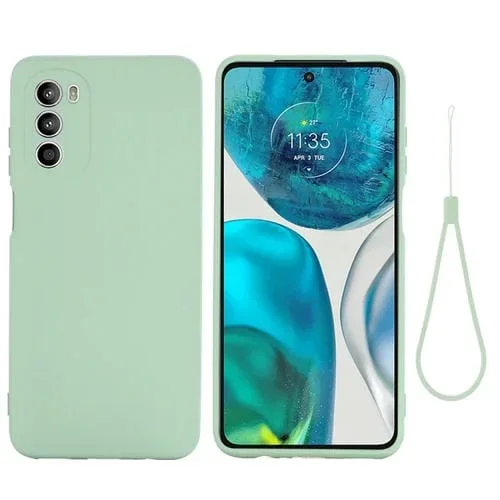 Funda para Motorola Moto G71S 5G Liquid Silicone a Prueba de Golpes (Verde)