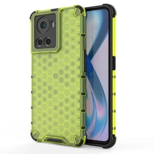 Funda para OnePlus Ace 5G Shock Prothip Honeycomb PC + TPU (Verde)