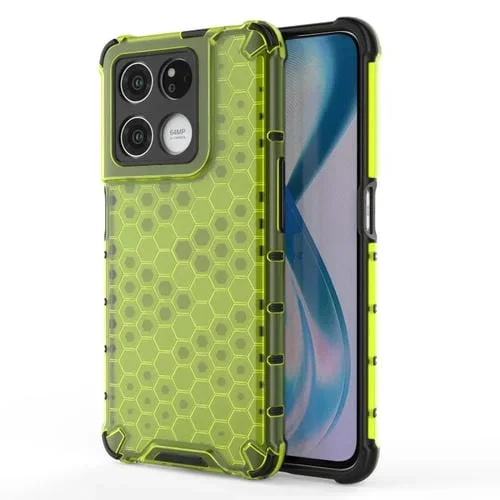Funda para OnePlus Ace Racing a Prueba de Golpes Honeycomb PC + TPU (Verde)