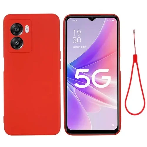 Funda para OnePlus Nord N300 a Prueba de Golpes Silicona Líquida (Rojo)