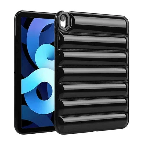 Funda para Tableta iPad Air 11 2024 a Prueba de Golpes con Cojín Eiderdown (Negro)