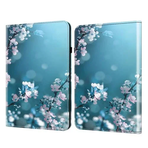 Funda para Tableta iPad Mini 6 Cuero Pintado Textura de Cristal (Plum Bossom)