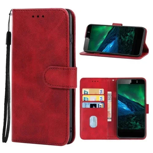 Funda para Tecno Camon Cx Air Cuero de Aire (Rojo)