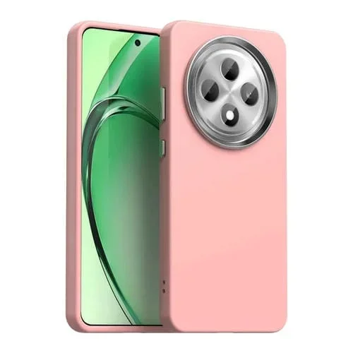 Funda para Teléfono a Prueba de Golpes de la Serie Colorida Oppo Reno12 F 5G / Reno12 Fs (Rosa)