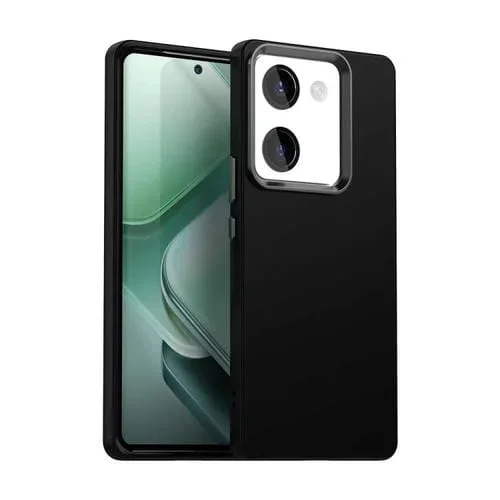 Funda para Teléfono a Prueba de Golpes de la Serie Colorida para Vivo Y200 Pro (Negra)