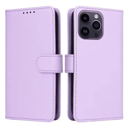 Funda para teléfono Betopnice Bn-005 2 en 1 para iPhone 14 Pro Max (Púrpura Claro)