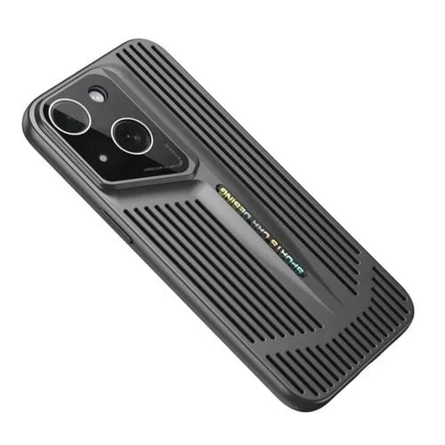 Funda para Teléfono Blade Cooling PC para iPhone 14 de Cobertura Total (Negro Grafito)