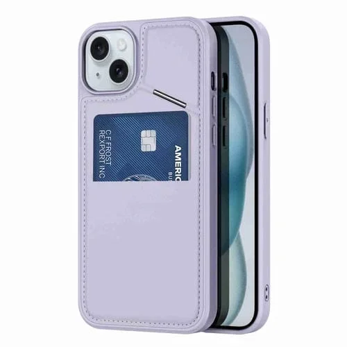 Funda para Teléfono Dux Ducis Rafi Ii Series iPhone 15 Plus con Soporte Magnético Rfid (Púrpura)