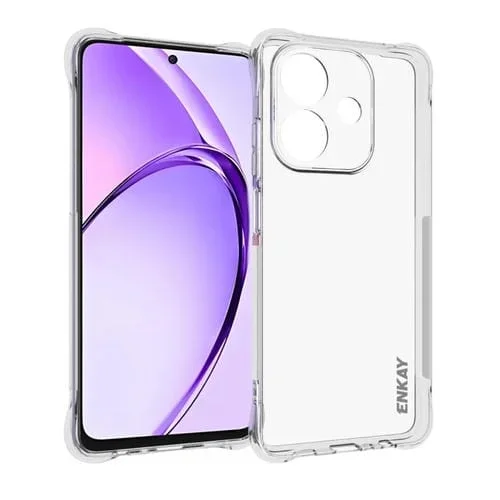 Funda para Teléfono Enkay Transparente de TPU Antideslizante a Prueba de Golpes para Oppo A3X 5G Global