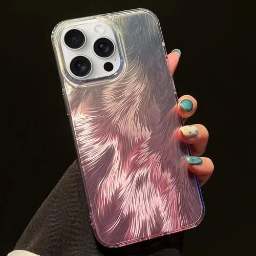 Funda para Teléfono Foxtail iPhone 13 Pro Max Bronzing Laser Gradient (Rosa)