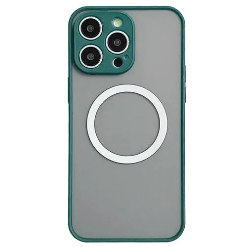 Funda para Teléfono Hawkeye Skin Feel Magsafe para iPhone 16 Pro Max (Verde Oscuro)